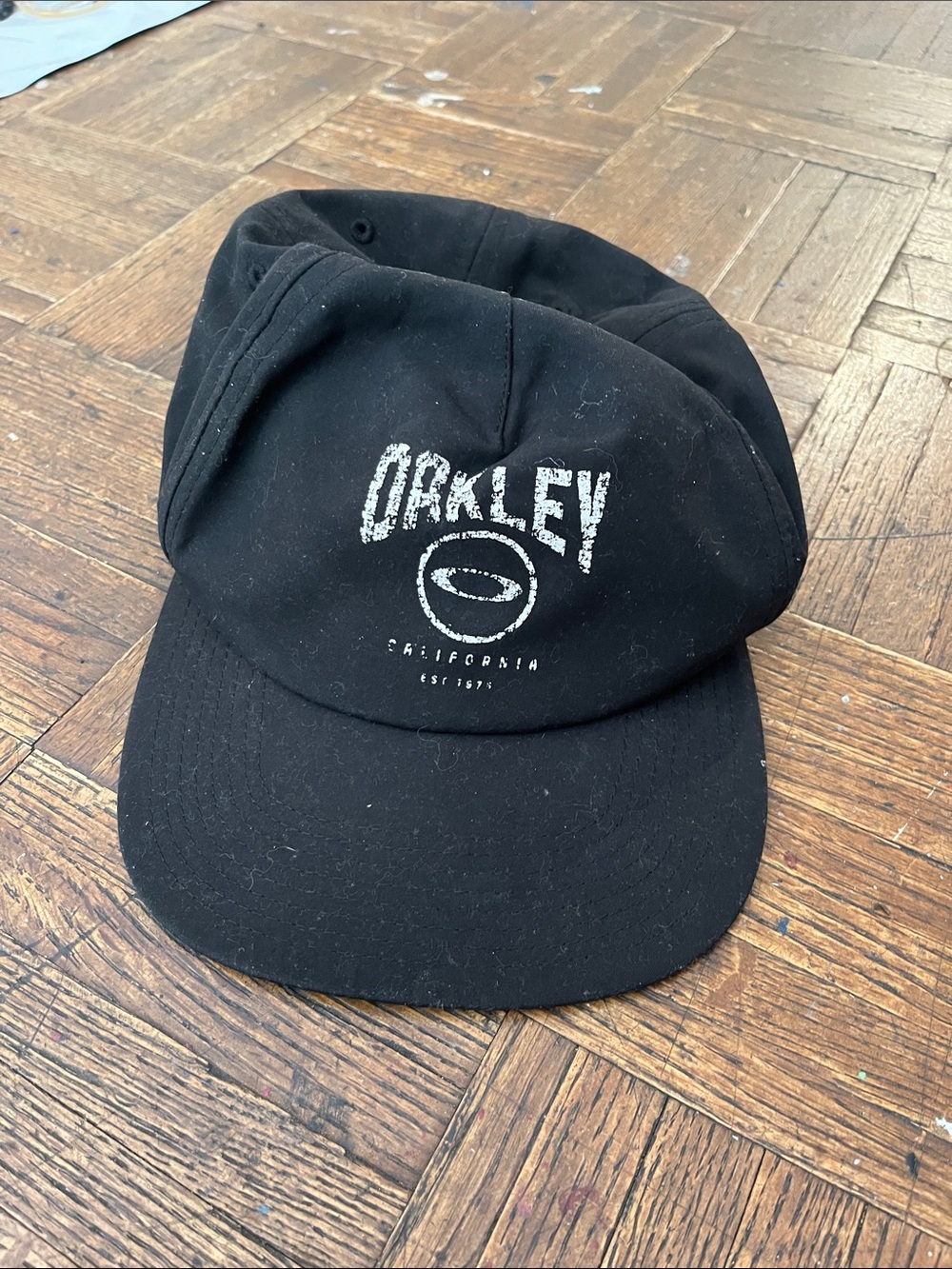 Oakley Black Kids Logo Baseball Cap